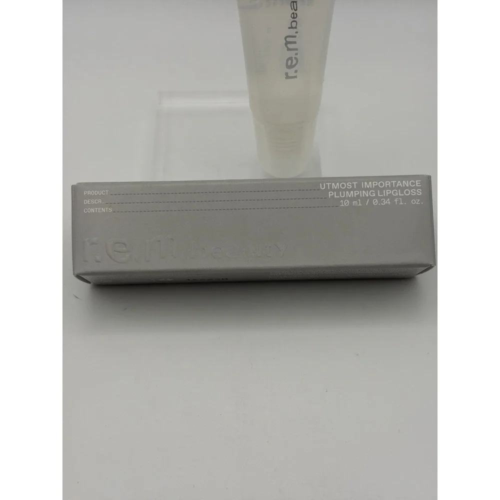 REM Beauty Plumping Lip Gloss Utmost Importance 10ml 0.34 Fl Oz Brand New